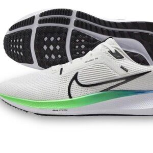 Nike Air Zoom Pegasus 40 Platinum Tint Green Men Running Shoe DV3853 006